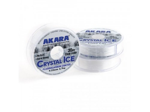 Леска Akara Crystal Ice Clear 30м*0,16мм*2,60 кг 
